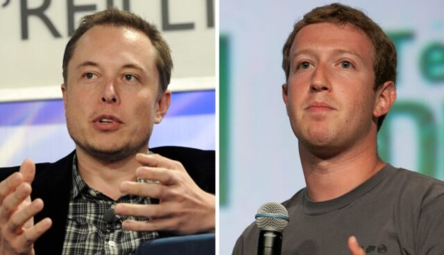 Elon Musk a Mark Zuckerberg
