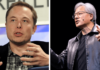 Miliardári Elon Musk a Jensen Huang