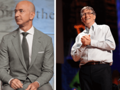 Jeff Bezos a Bill Gates