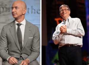 Jeff Bezos a Bill Gates